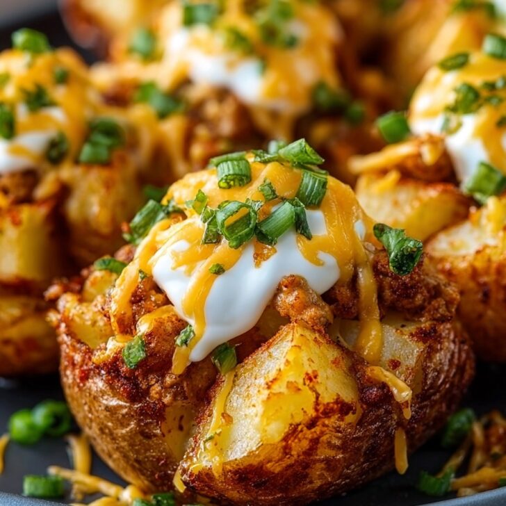 Cheesy Taco Potatoes