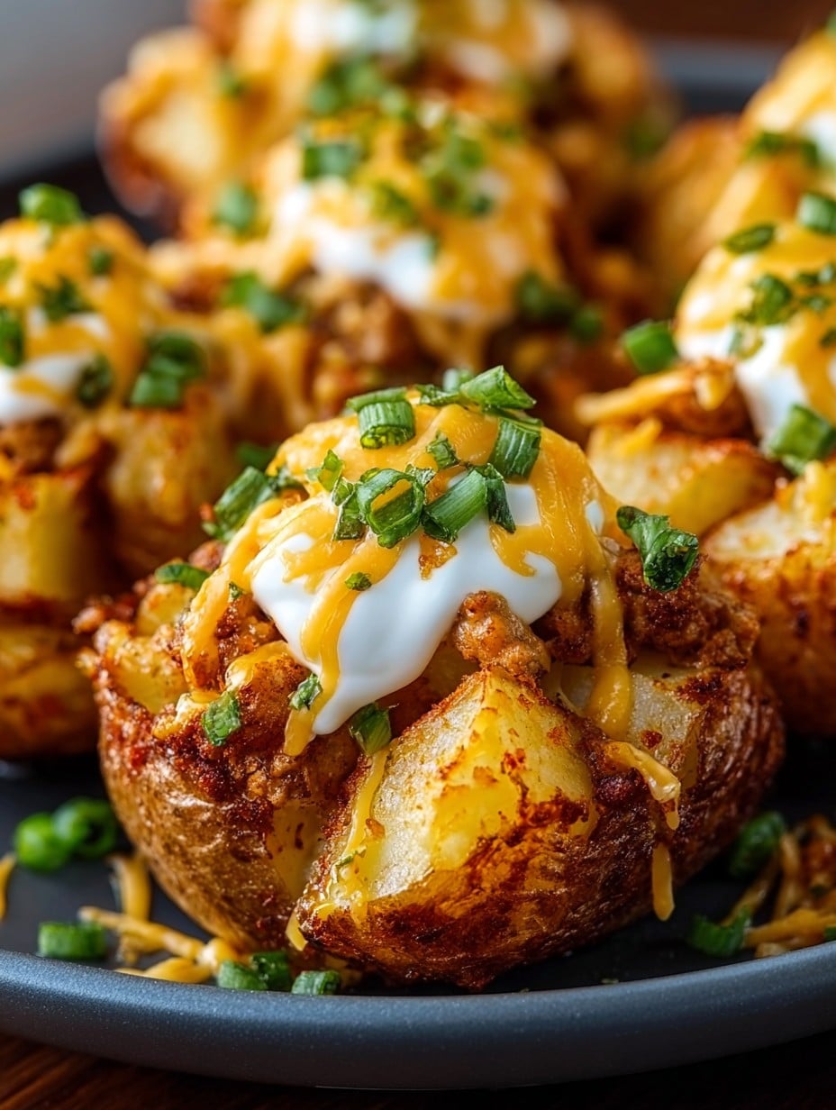 Cheesy Taco Potatoes