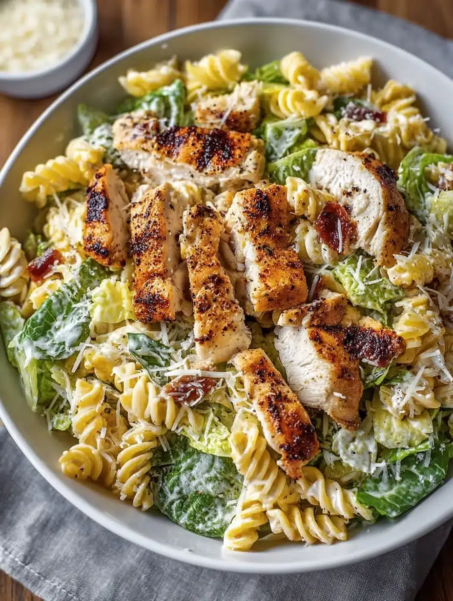Chicken Caesar Pasta Salad