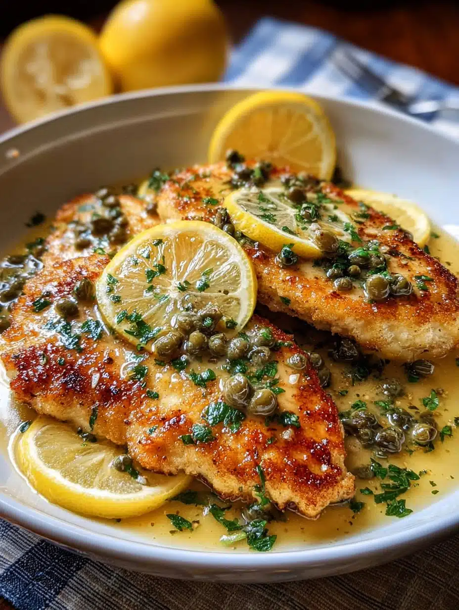 Chicken Piccata With Lemon Sauce