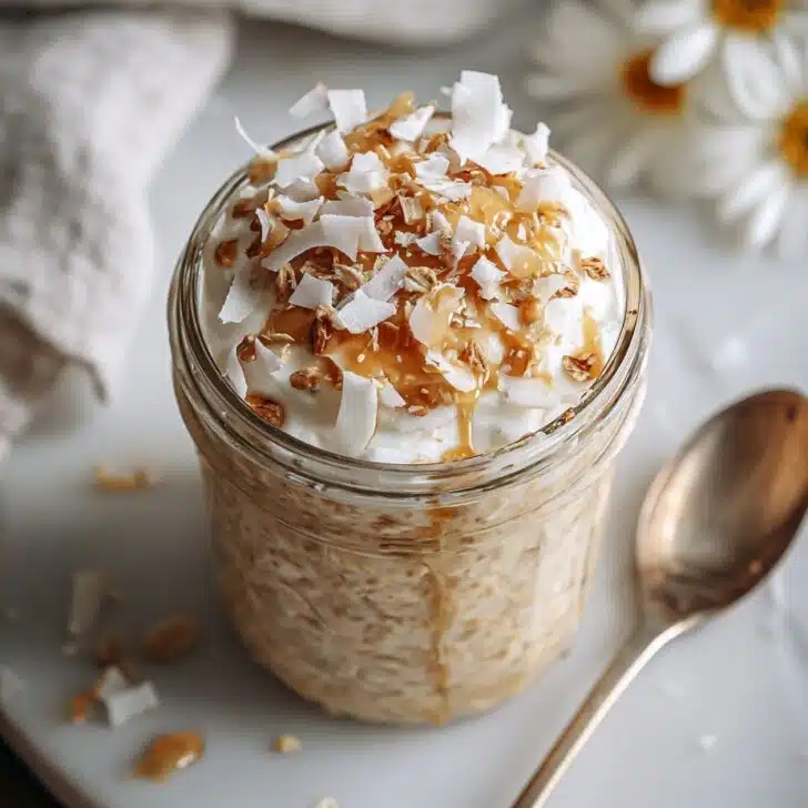 Coconut Cream Pie Overnight Oats