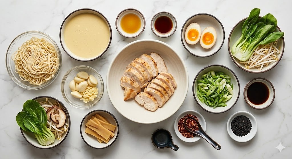 Creamy Garlic Chicken Ramen Recipe