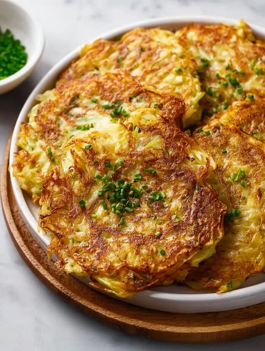 Crispy Cabbage Pancakes