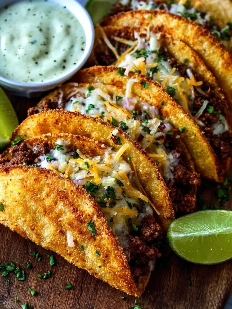 Crispy Ground Beef Tacos