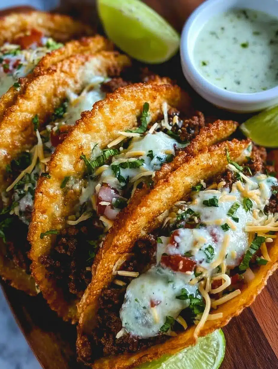 Crispy Ground Beef Tacos