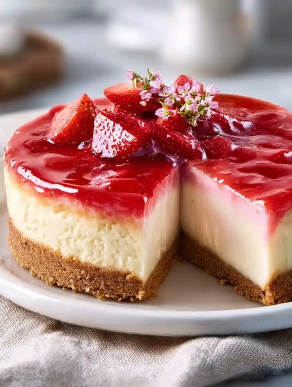 Decadent Guava Cheesecake with Fruity Guava Compote Bliss