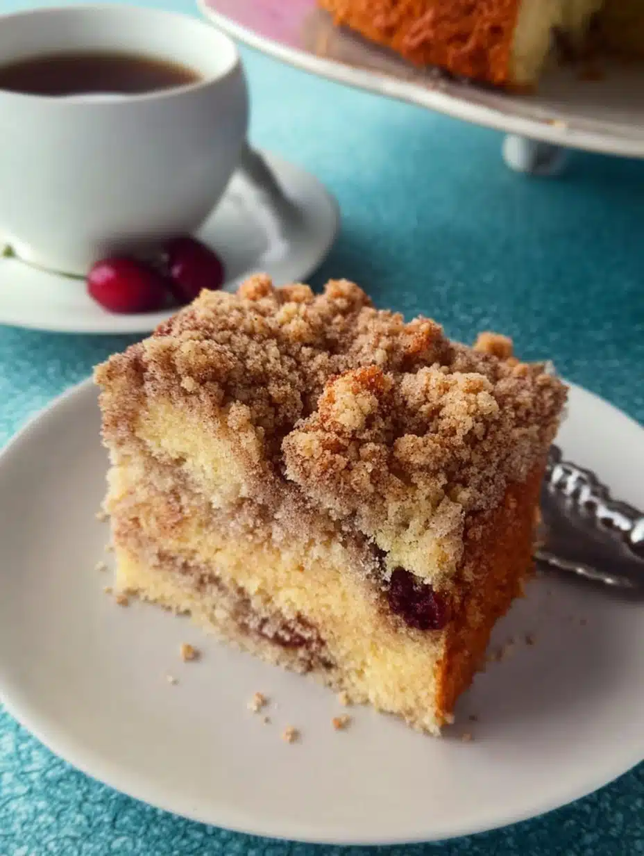 Double-Crumb Sourdough Coffee Cake