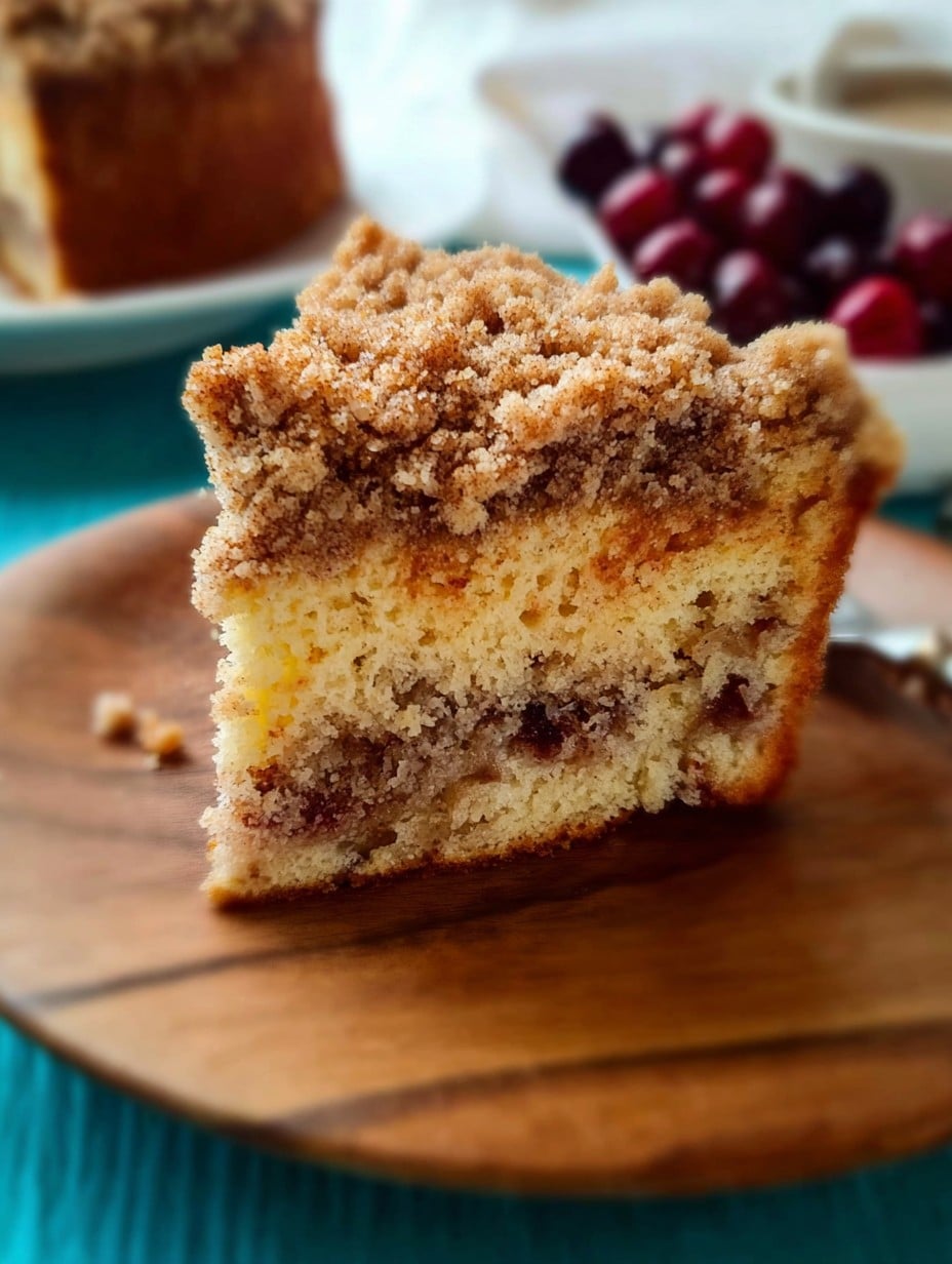 Double-Crumb Sourdough Coffee Cake