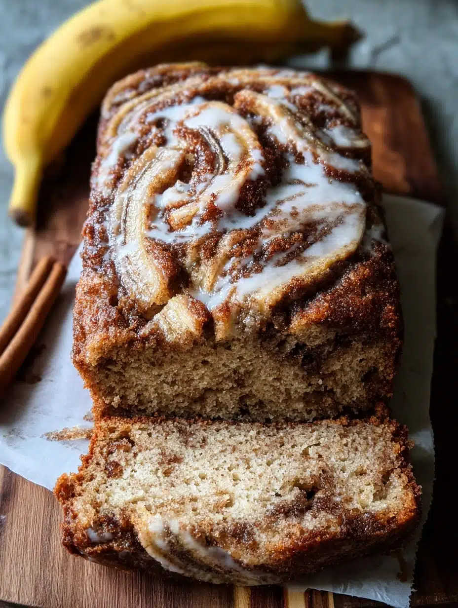 Easy Cinnamon Swirl Banana Bread