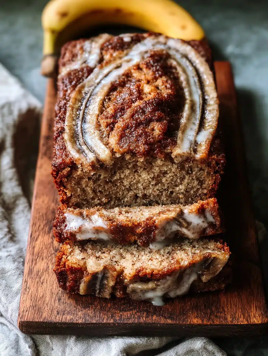 Easy Cinnamon Swirl Banana Bread