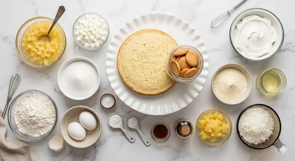 Easy Easter Pineapple Heaven Cake