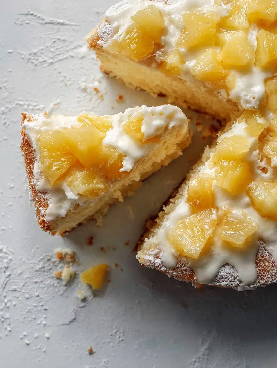 Easy Easter Pineapple Heaven Cake