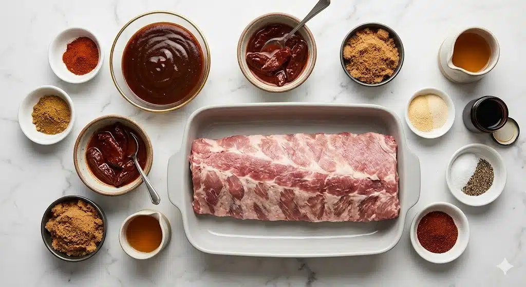 Easy Oven Baked Chipotle BBQ Ribs Recipe