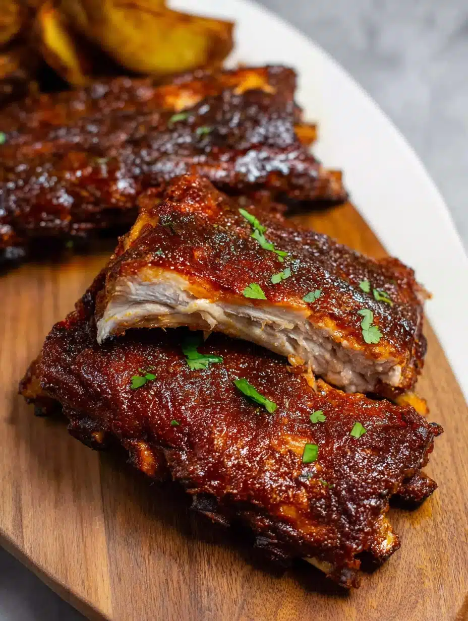 Easy Oven Baked Chipotle BBQ Ribs Recipe