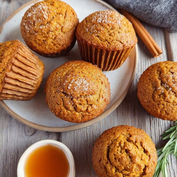 Easy Sourdough Pumpkin Muffins