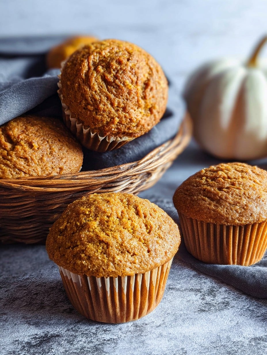 Easy Sourdough Pumpkin Muffins