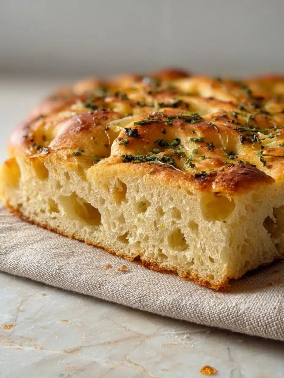 Garlic Sourdough Focaccia: The Ultimate Cheesy & Garlicky Recipe