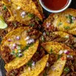 Ground Beef Baked Tacos