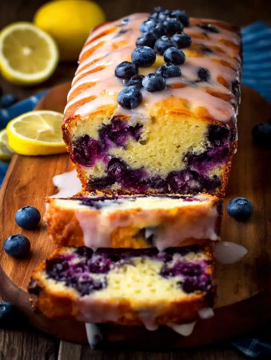 Lemon Blueberry Yogurt Loaf