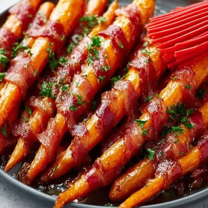 Maple Bacon Carrots