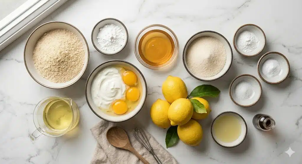 Moist Lemon Yogurt Cake (No White Flour) – Easy & Gluten-Free