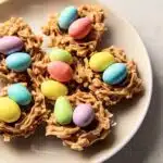 No-Bake Easter Egg Peanut Butter Haystacks
