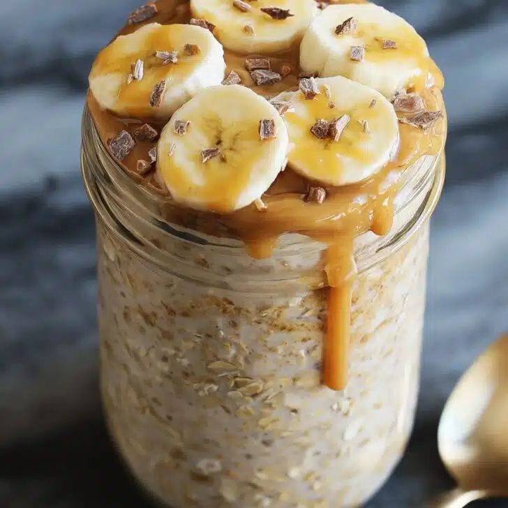 Peanut Butter Banana Overnight Oats