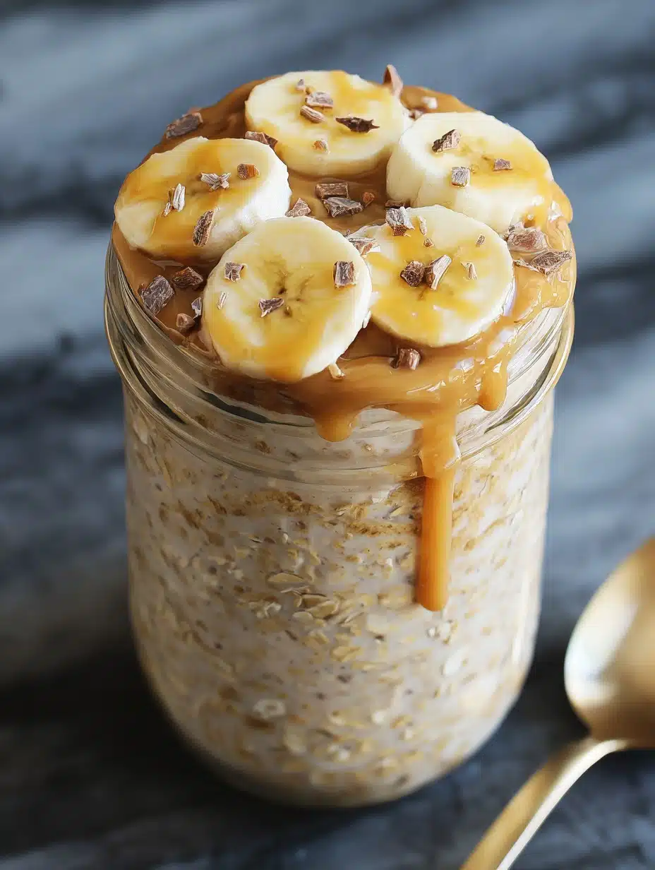 Peanut Butter Banana Overnight Oats