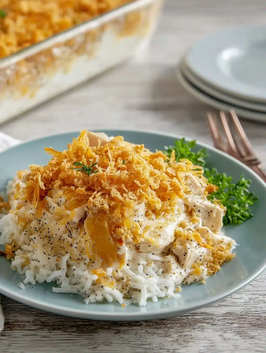 Poppy Seed Chicken Casserole