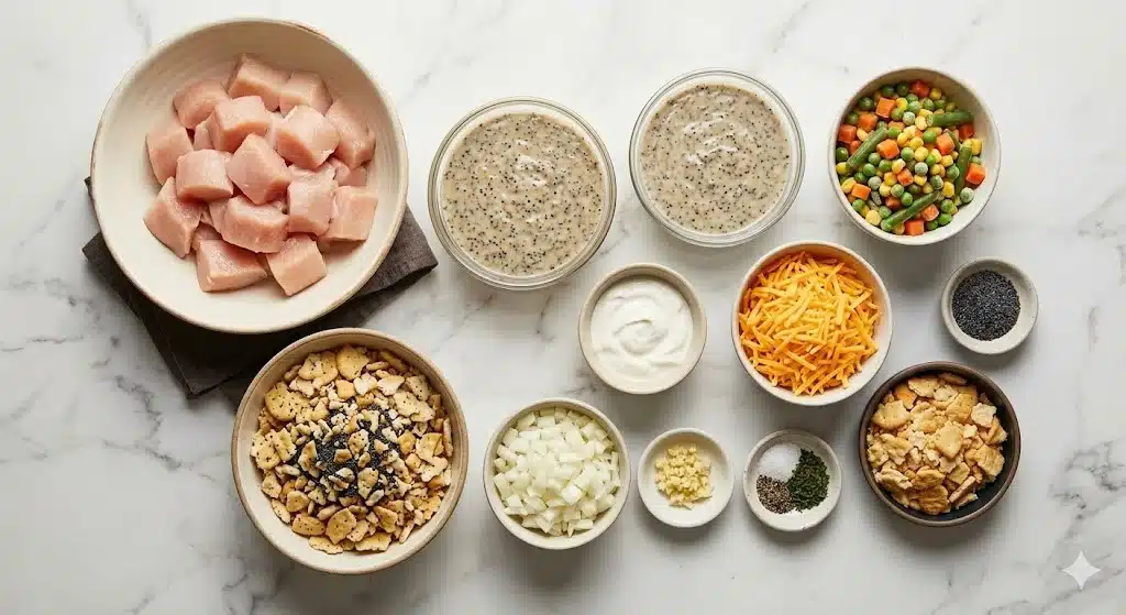 Poppy Seed Chicken Casserole