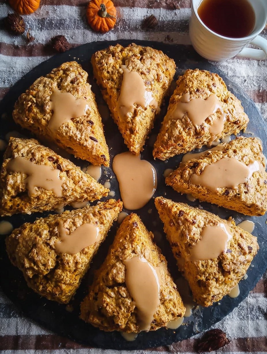 Pumpkin Spice Sourdough Scones