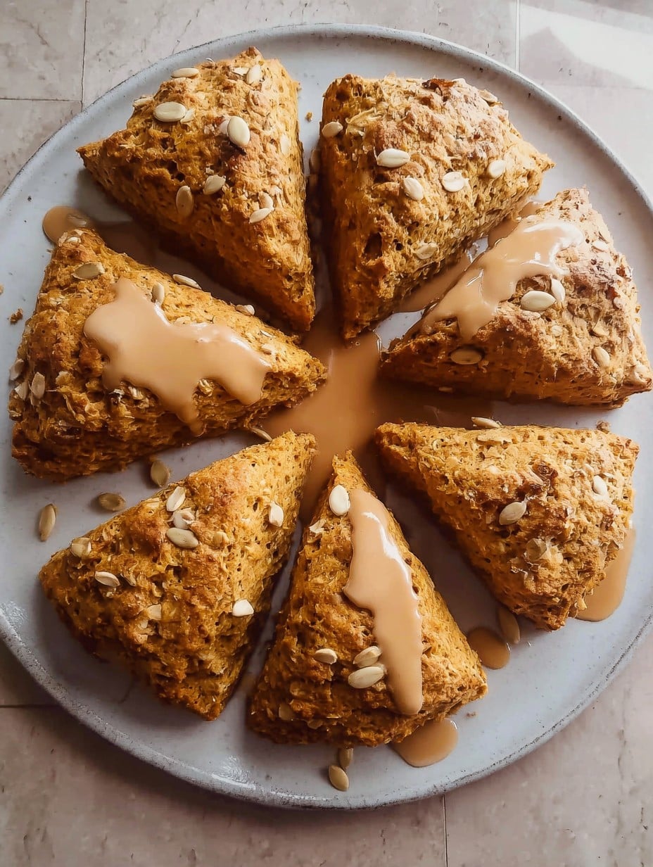 Pumpkin Spice Sourdough Scones