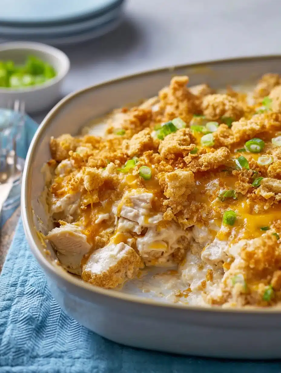 Ritz Cracker Chicken Casserole