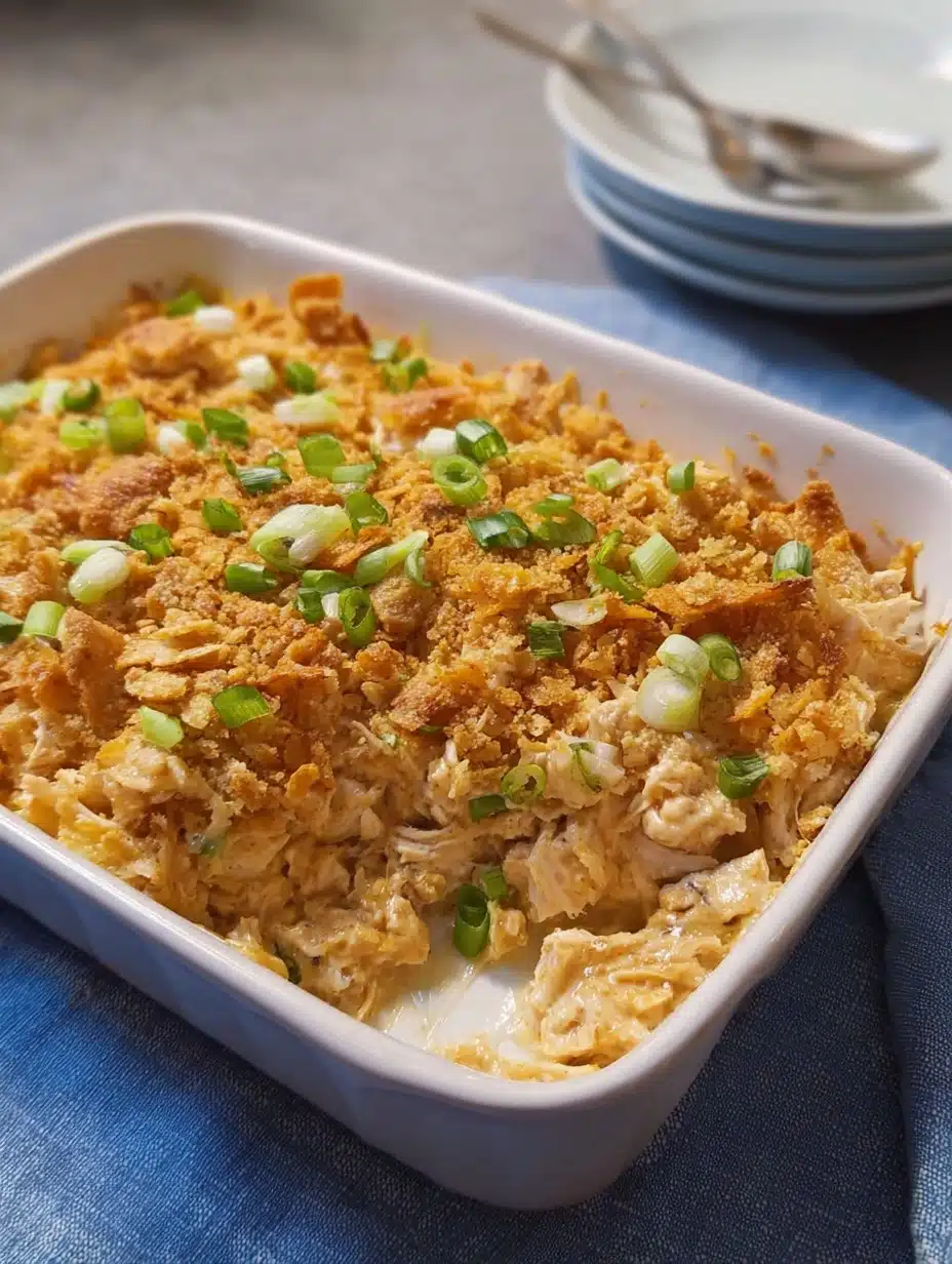 Ritz Cracker Chicken Casserole
