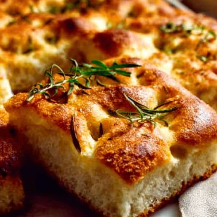 Same Day Sourdough Focaccia Bread