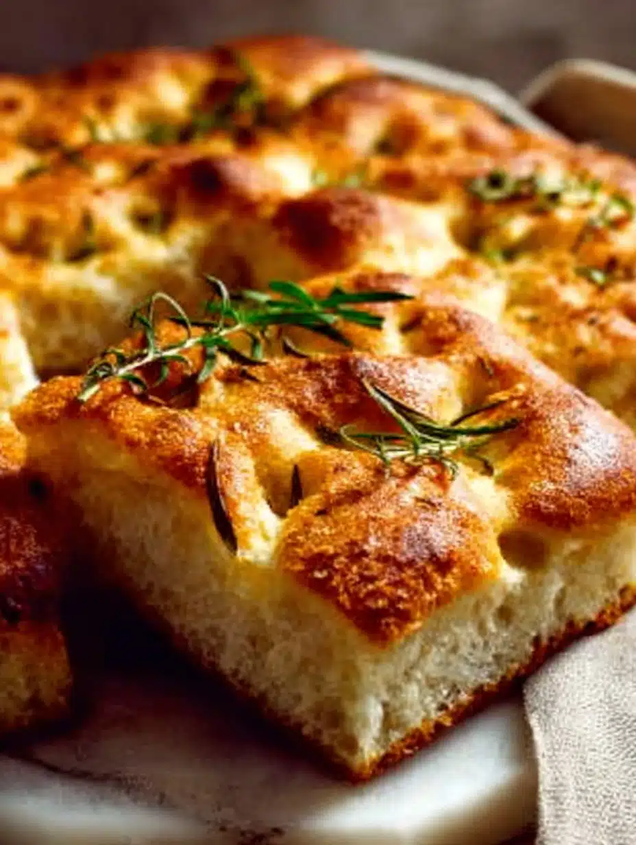 Same Day Sourdough Focaccia Bread