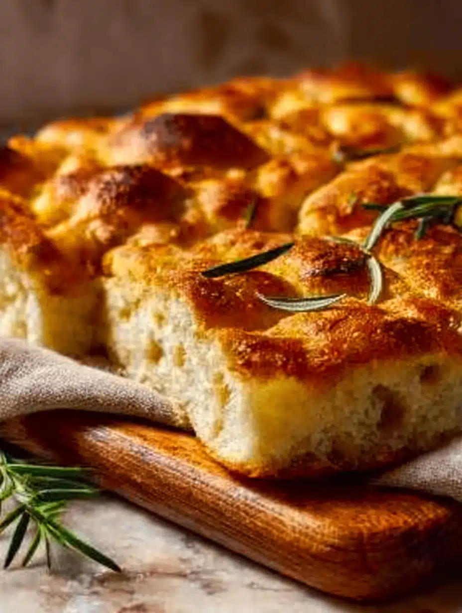 Same Day Sourdough Focaccia Bread