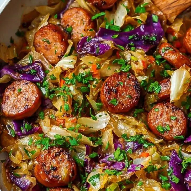 Sausage and Cabbage Stir Fry