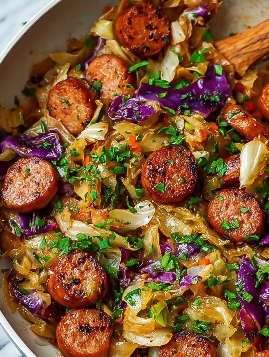 Sausage and Cabbage Stir Fry