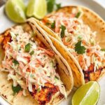 Simple Grilled Fish Tacos with Cabbage Slaw