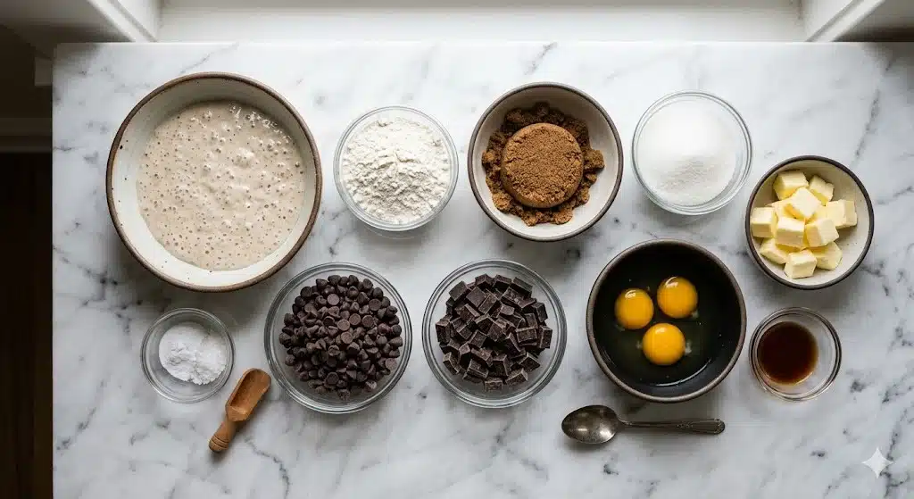 Sourdough Chocolate Chip Cookies