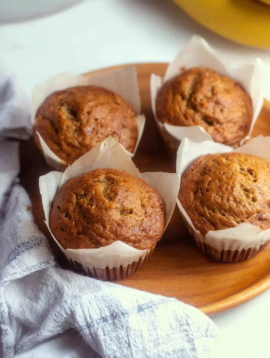 Sourdough Discard Banana Muffins