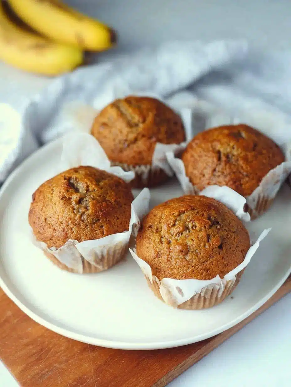 Sourdough Discard Banana Muffins