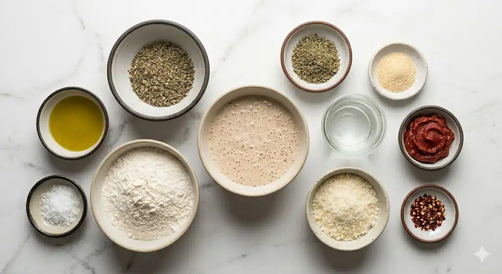 Sourdough Discard Pizza Crackers