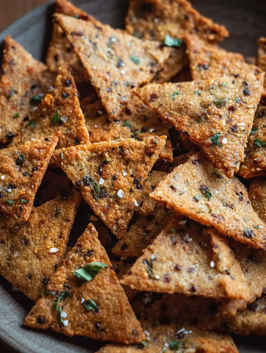 Sourdough Discard Pizza Crackers