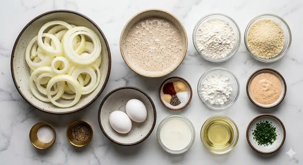 Sourdough Onion Rings