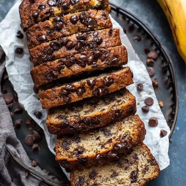 Super Moist Chocolate Chip Banana Bread