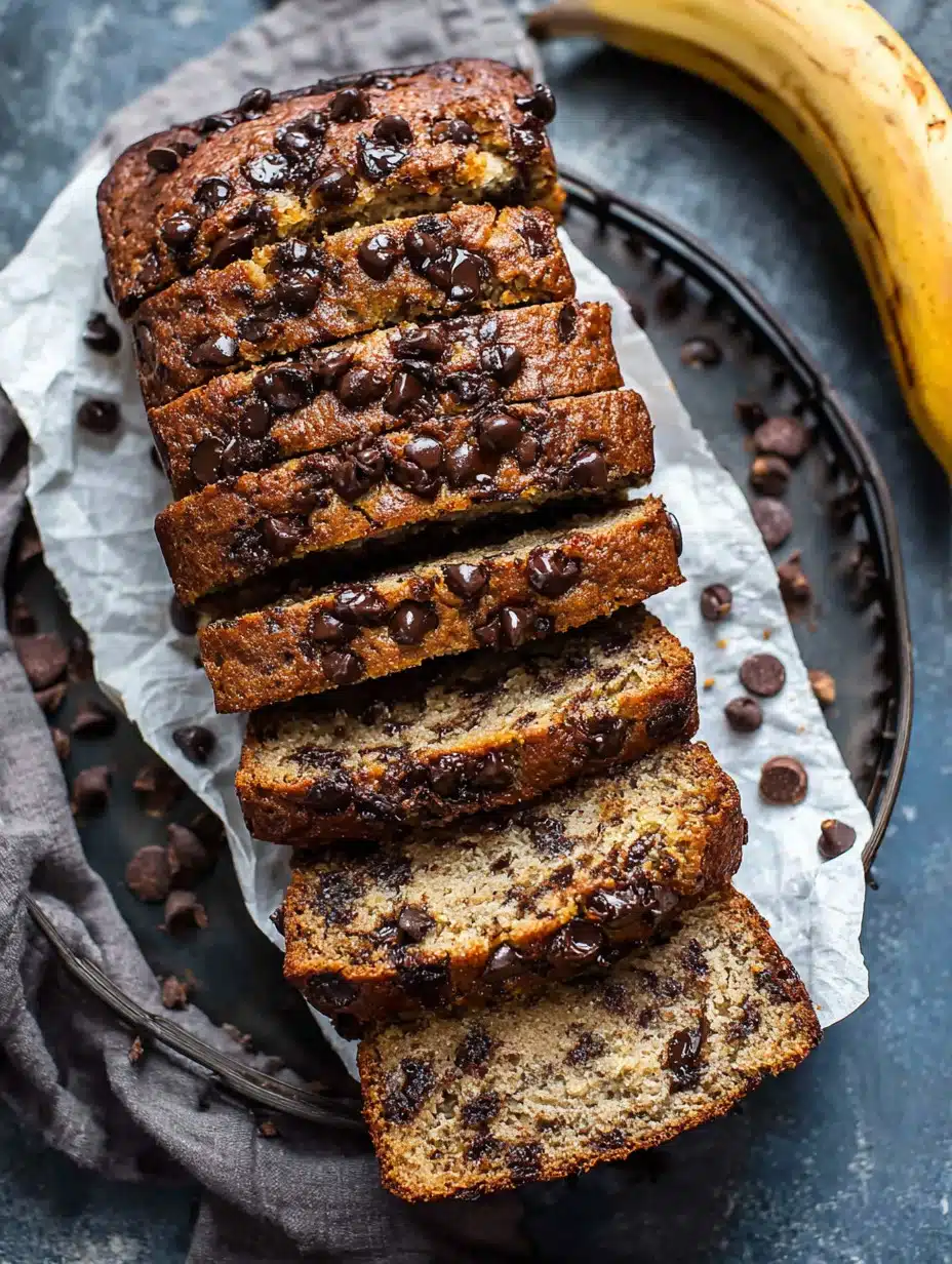 Super Moist Chocolate Chip Banana Bread