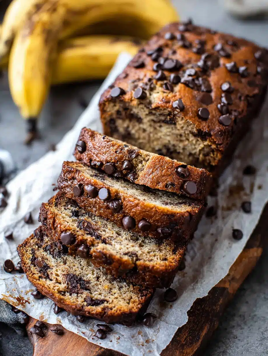 Super Moist Chocolate Chip Banana Bread