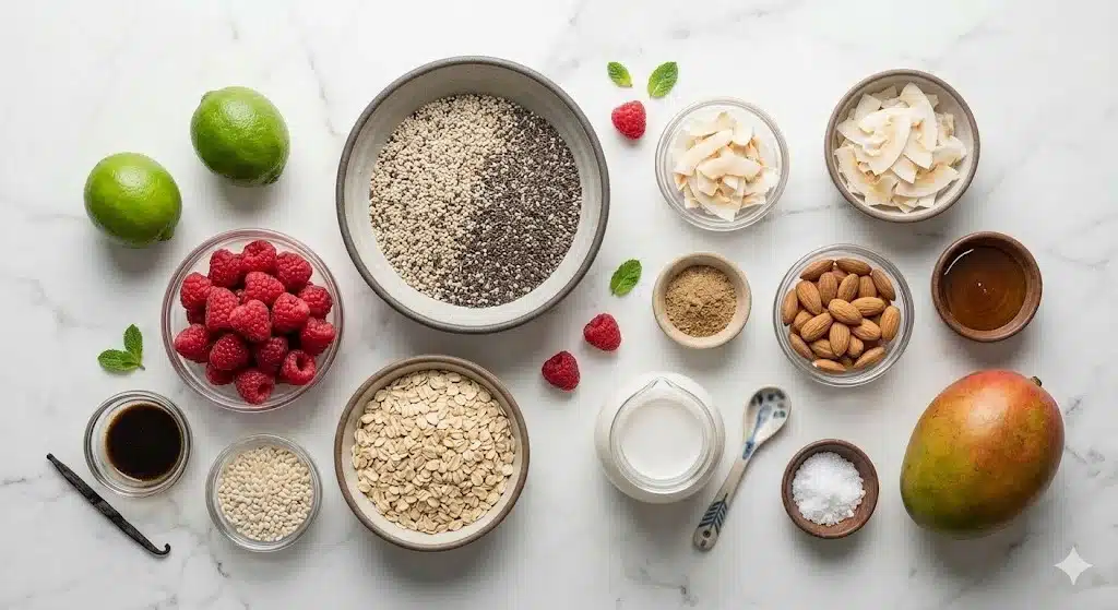 Vanilla Raspberry Chia Pudding